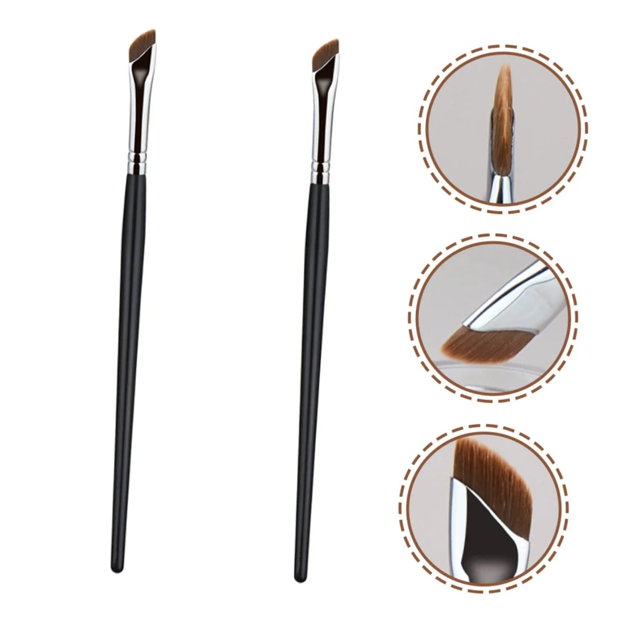 Кисти для бровей MAGICLULU Плоская Тонкая, фото №5