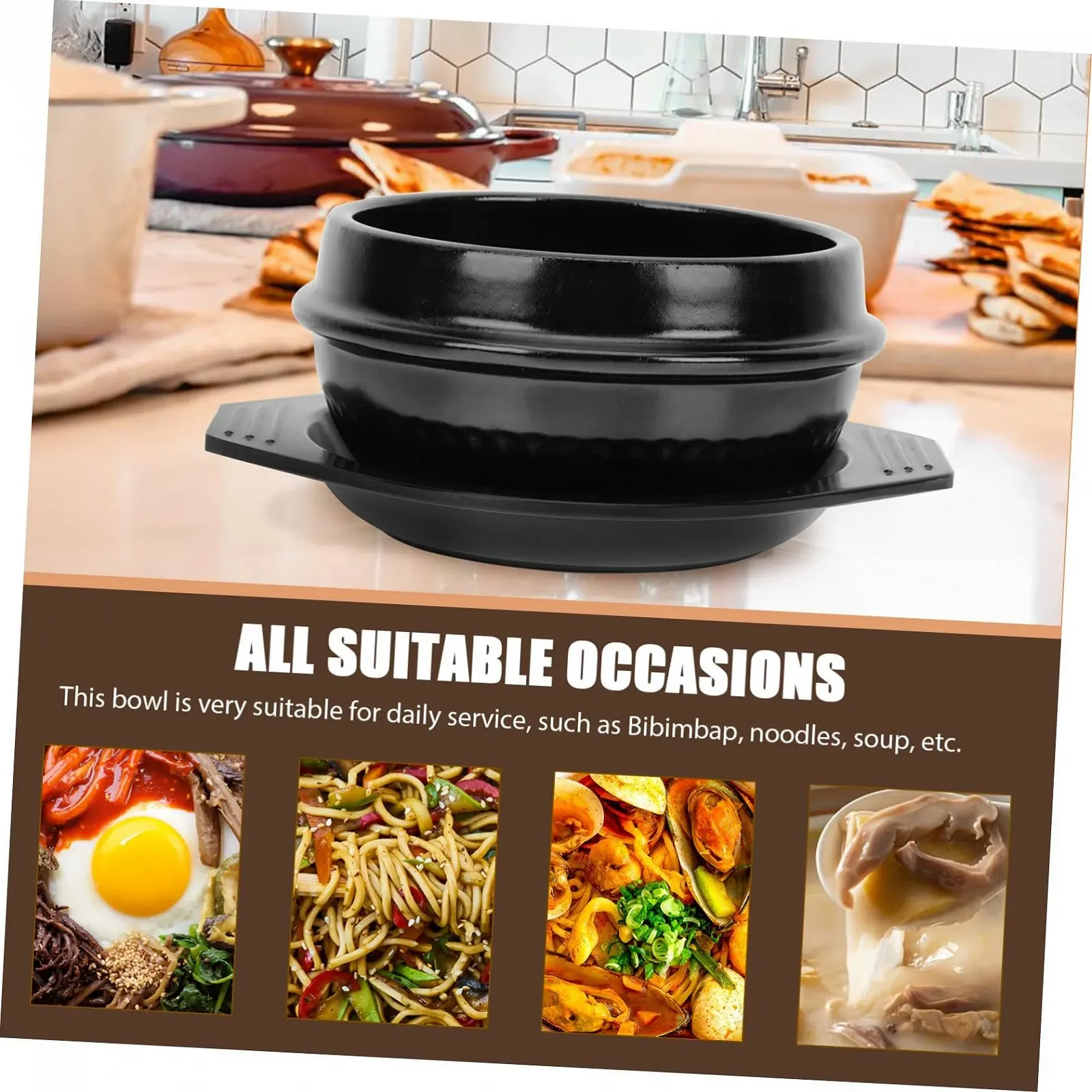 Кастрюля керамическая с подставкой, фото №3 Кастрюля керамическая с подставкой, фото №3