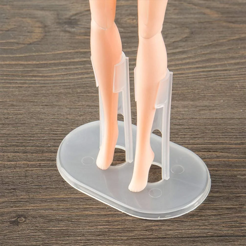 Підставка для ляльок EXCEART, 12 шт, прозора, 18-30 см, фото №6