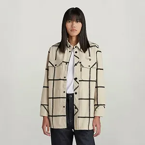 Жіноча сорочка G-Star RAW Boyfriend Overshirt - S - Фото 1