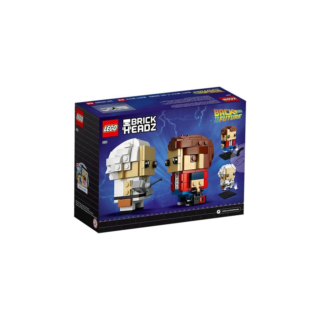 Конструктор LEGO BrickHeadz Marty McFly and Doc Brown Back to the Future, фото №4
