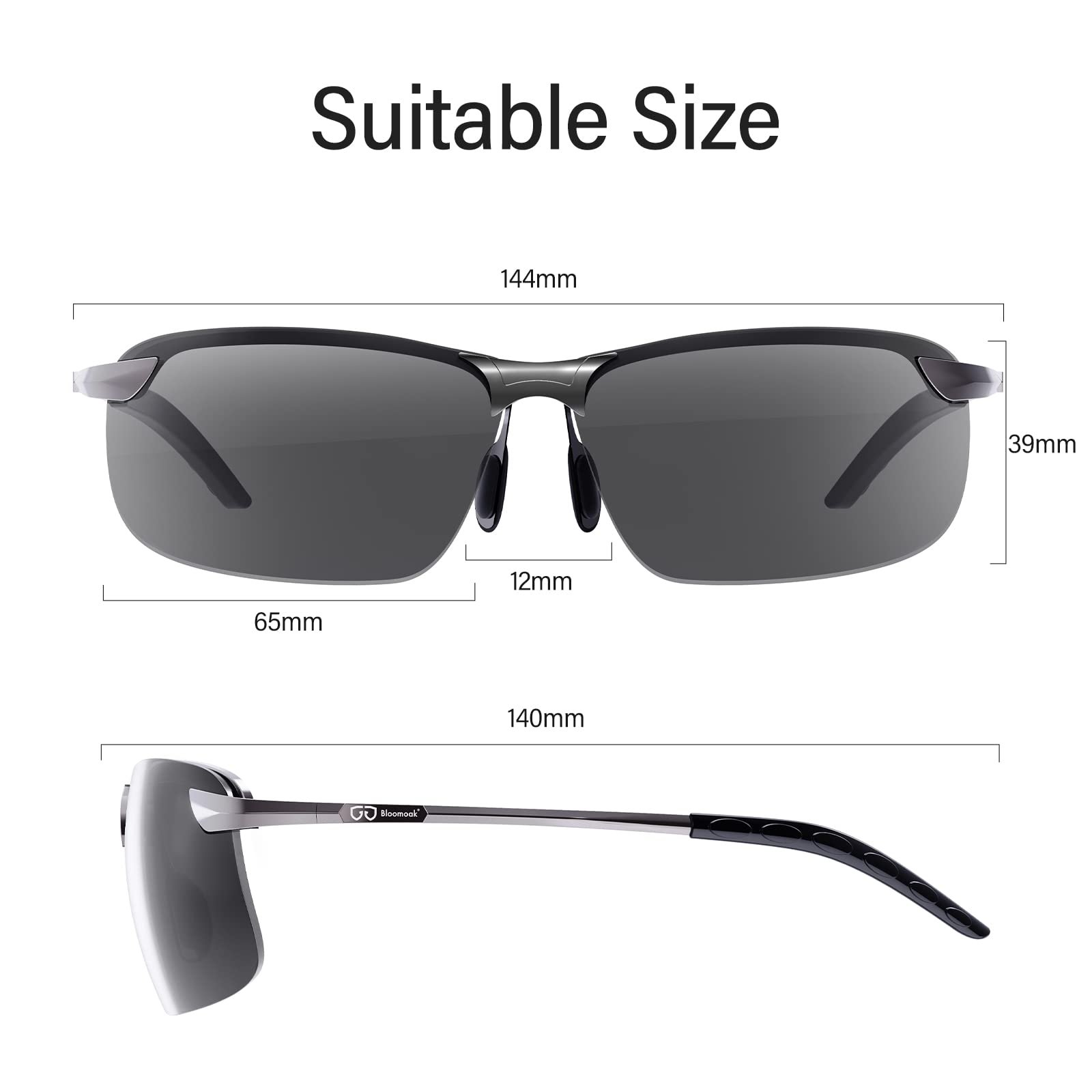 Спортивні сонцезахисні окуляри, захист очей UV400, ультралегкі, фото №6