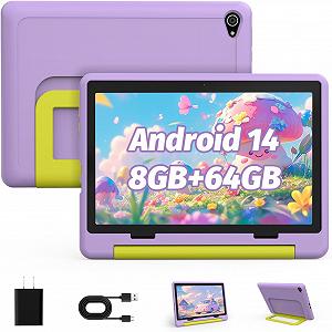 Планшет 10.1" Jeazans KT1016 3+5/64GB 8 ядер Android 14 5000 Purple - Фото 1