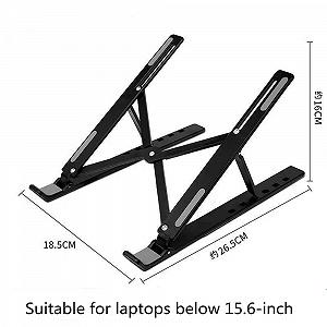 Подставка для компьютера Подставка для планшета Подставка для ноутбука Регулируемая по высоте Вентилируемая подставка для ноутбука Подставка для ноутбука synthetic.ua - Фото 1