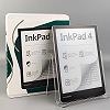 Электронная книга 7.8" PocketBook Inkpad 4 / 32ГБ / Linux / Wi-Fi / Bluetooth / Сенсорный E-Ink экран (1404×1872) / Настраиваемая яркость / Влагозащищенность IPX8 / Динамики / Серебристая (PB743G-U-WW) Уценка