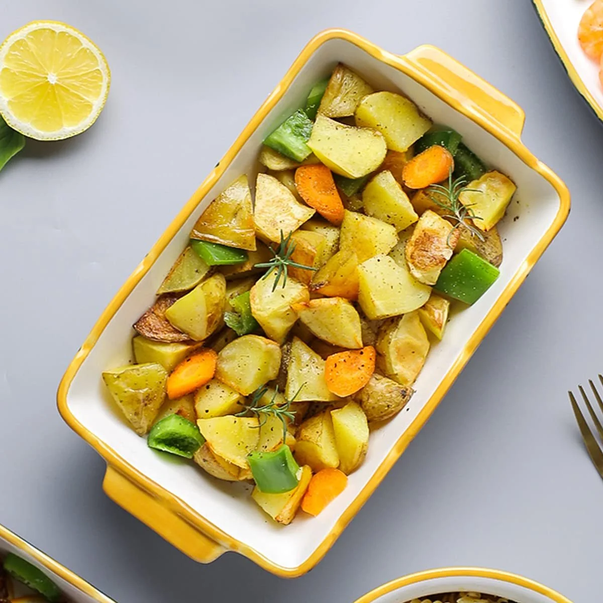 Форма для запікання керамічна прямокутна з ручками (C), фото №5 Форма для запікання керамічна прямокутна з ручками (C), фото №5