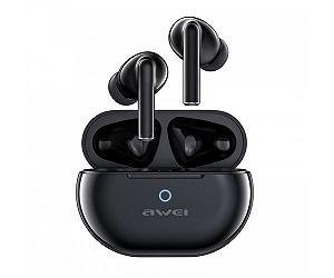 Бездротові Bluetooth навушники Awei T61 із зарядним боксом Чорний - Фото 1