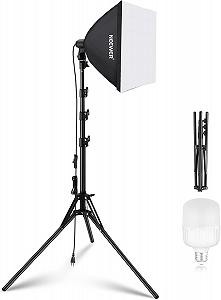 Комплект студійного освітлення NEEWER SF40 / 35 Вт / 5700 К / 40 х 40 см / Чорний - Фото 1