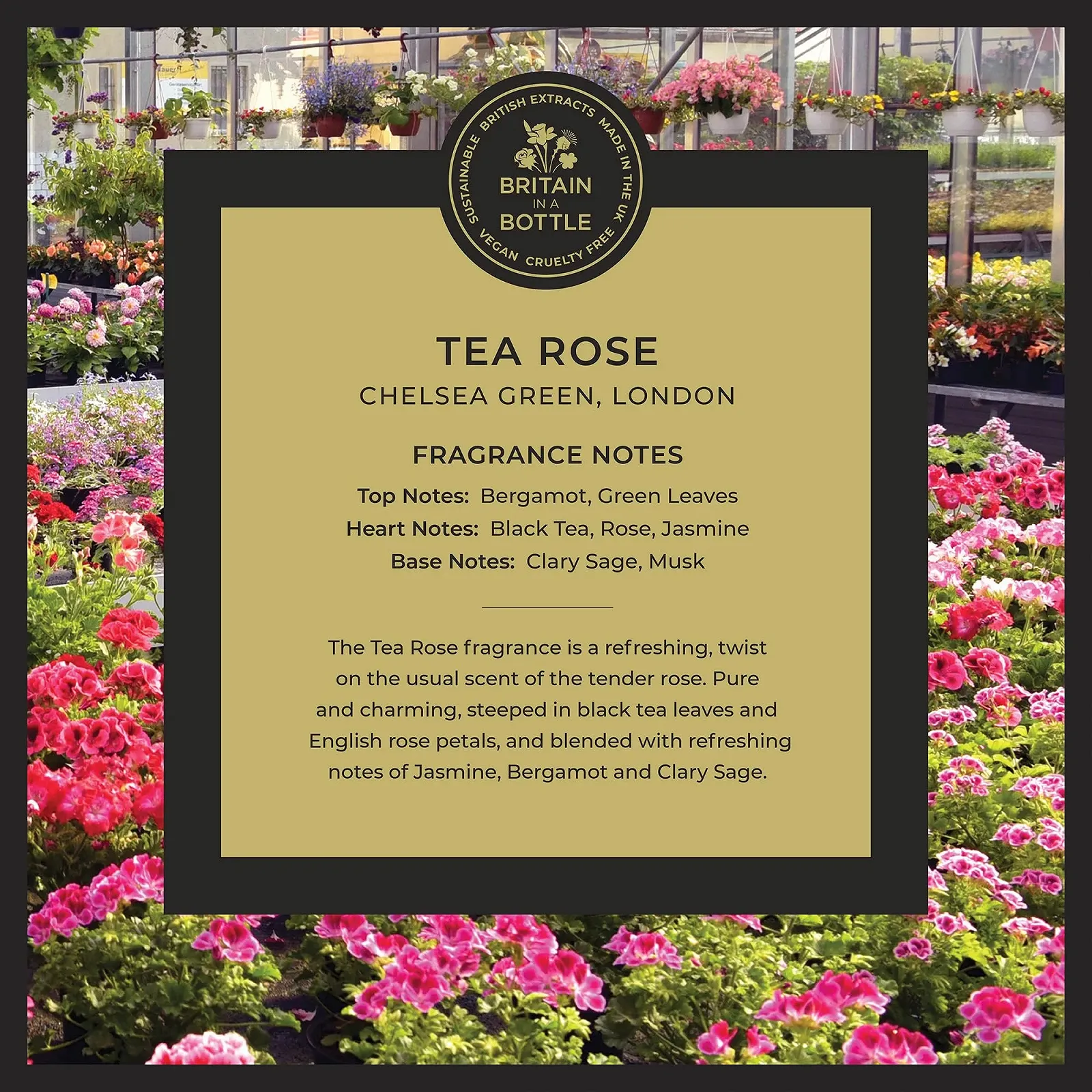 Лосьон для рук NOBLE ISLE Tea Rose Luxury 250мл, фото №2