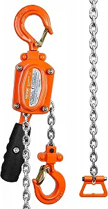 Ручний ланцюговий таль VEVOR HX0.25-3 / 0.25 т / 2.8 м / Помаранчевий ціна на synthetic.ua - Фото 1 Ручний ланцюговий таль VEVOR HX0.25-3 / 0.25 т / 2.8 м / Помаранчевий synthetic.ua - Фото 1