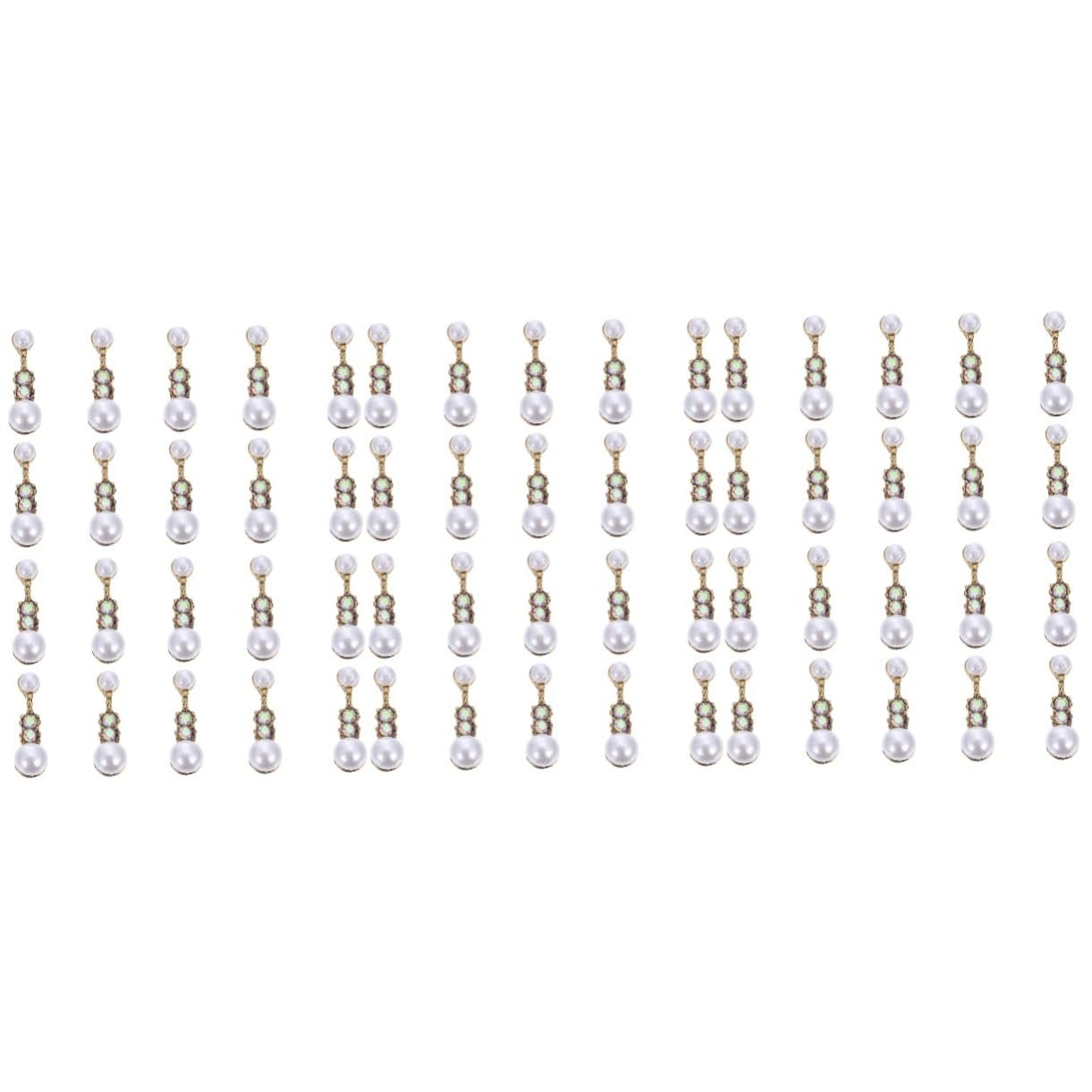 Аплікації MAGICLULU, 60 шт, Діаманти для манікюру, фото №1