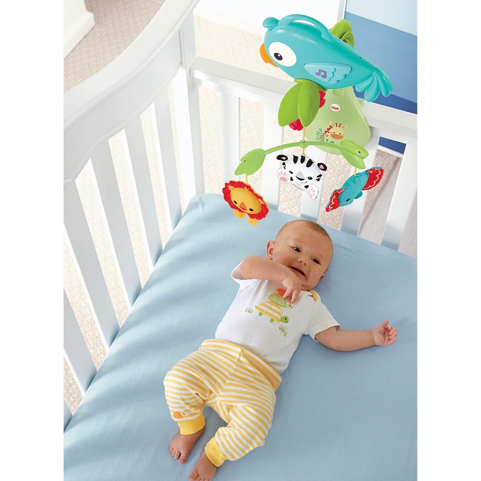 Мобиль Fisher Price CHR11 3-в-1 Rainforest разноцветный, фото №3