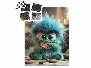 Пазл-адвент-календарь puzzleYOU Illustrations, Art & Fantasy "LITTLEMONSTERTIME: BOB" 1000 деталей synthetic.ua - Фото 1