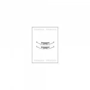 Комплект принадлежностей, дисковые тормозные колодки TRISCAN 8105 111572 для, задний мост - Фото 1