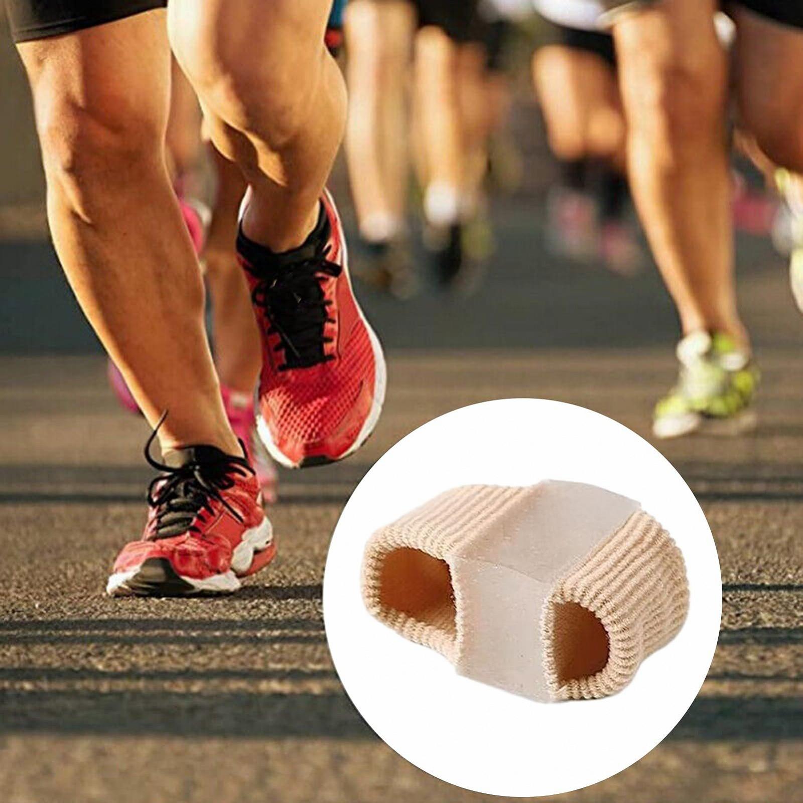 Разделитель для пальцев Valgus, для воспаленных косточек большого пальца, противоскользящий, двойное кольцо, перекрывающие пальцы, Hallux valgus, устройство для облегчения боли, комфортная боль в ногах, 4 шт., S, фото №8