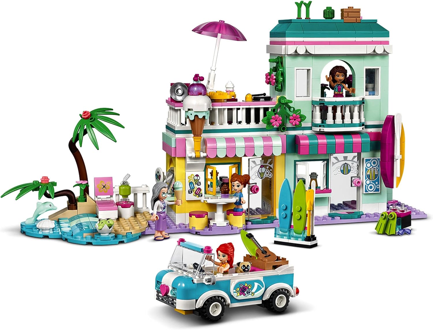 Детский конструктор LEGO Friends Серферский дом на берегу (41693), фото №3