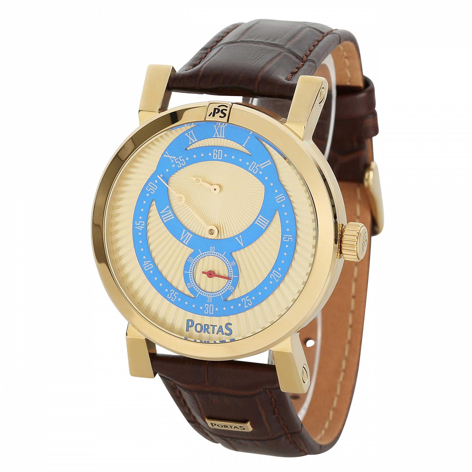 Годинник PortaS Automatic для чоловіків Класичний Дизайн Нержавіюча Сталь Золото, фото №1 Годинник PortaS Automatic для чоловіків Класичний Дизайн Нержавіюча Сталь Золото, фото №1