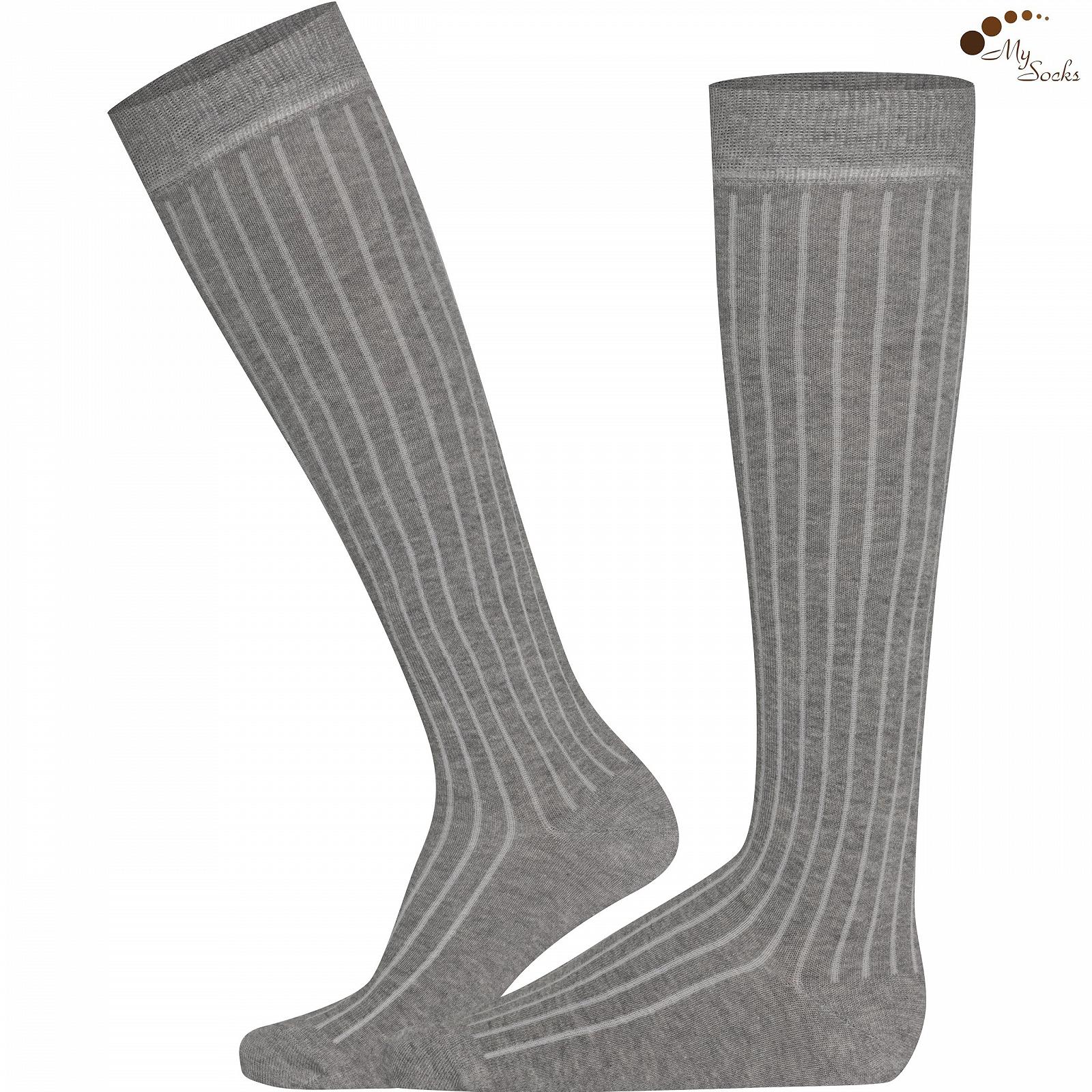 Шкарпетки гольфи в рубчик Mysocks Unisex 3 пари, фото №3