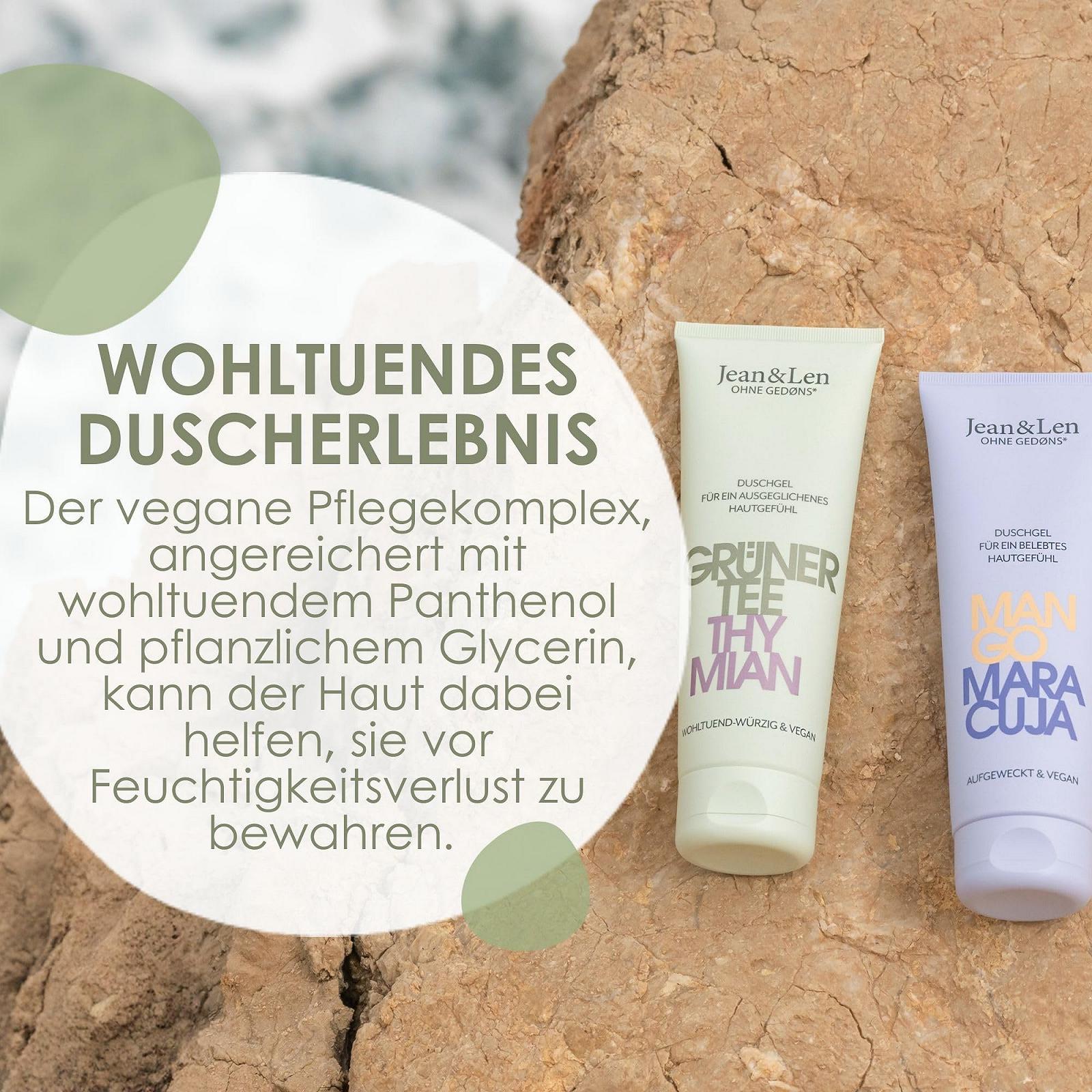 Гель для душу Jean & Len Green Tea & Thyme 250 мл, фото №3