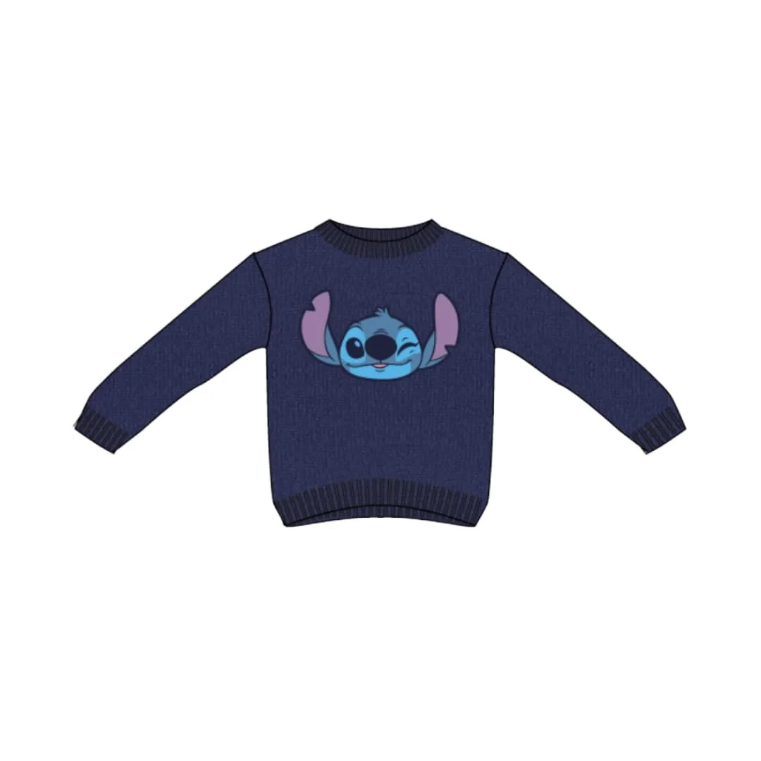 Свитшот Disney Stitch для девочек, пуловер классического дизайна, мягкий свитшот из ткани шенилл для девочек, размеры от 6 до 12 лет, фото №1