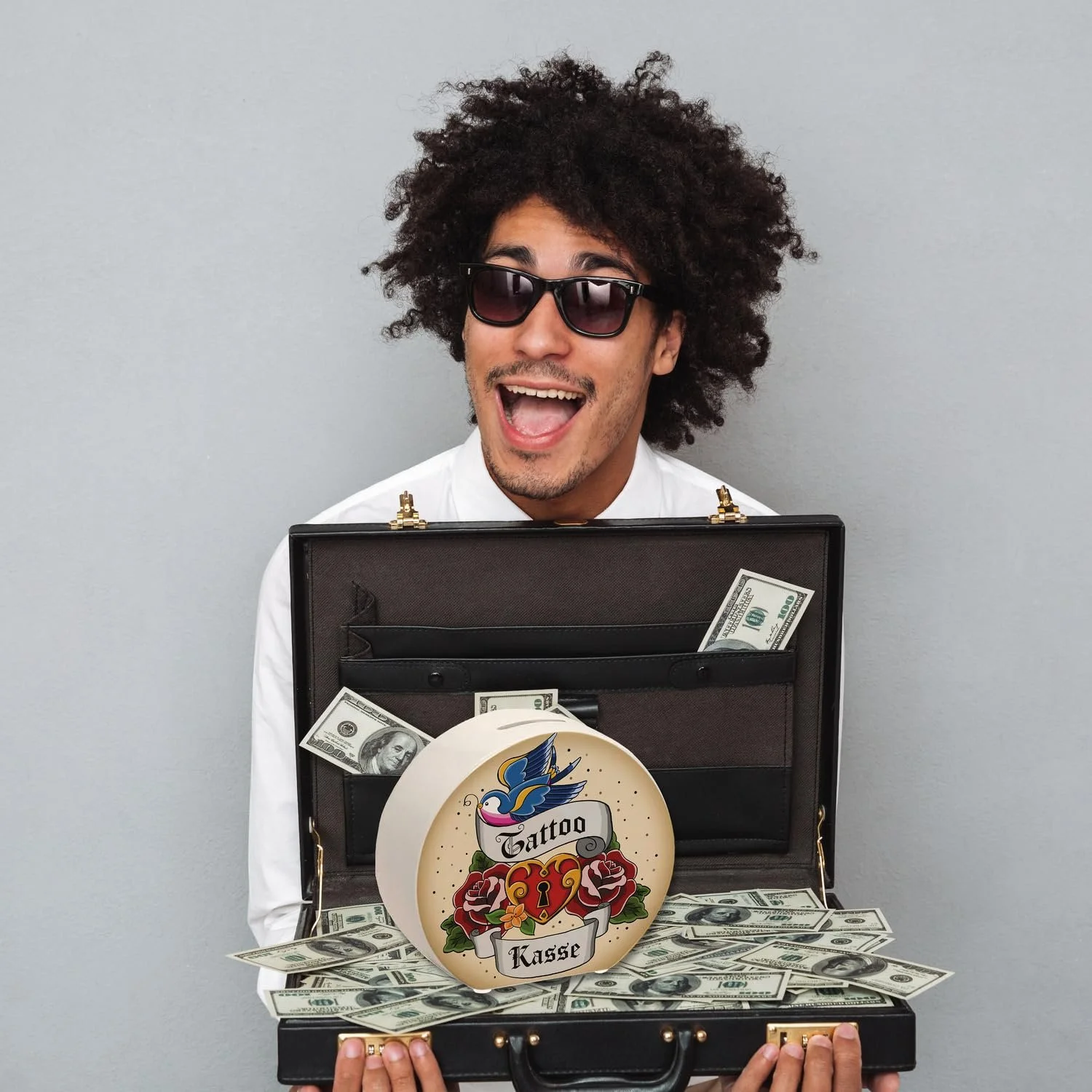 Скарбничка Керамічна Tattoo Каса Декоративна, фото №5