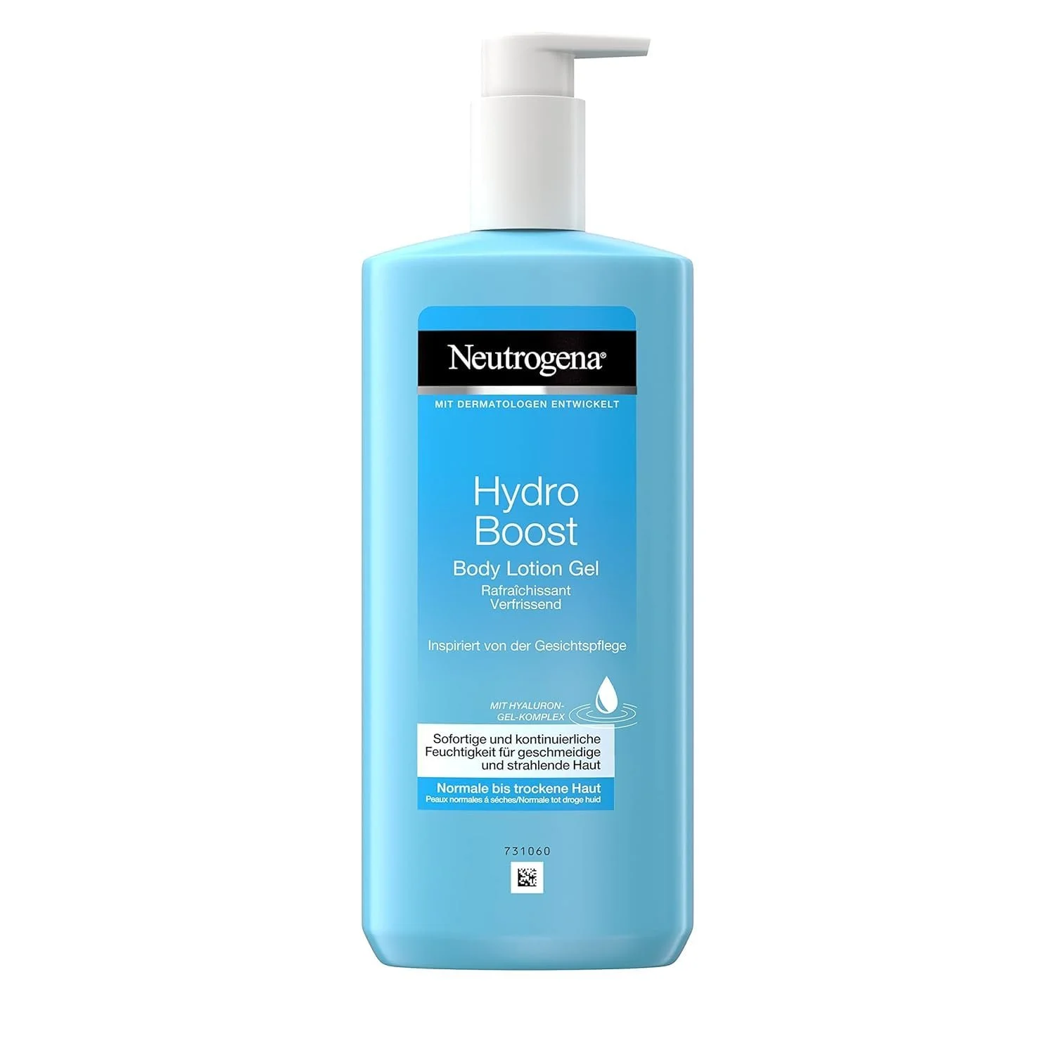 Лосьйон Neutrogena Hydro Boost Body Lotion Gel Зволожуючий Ультралегкий для нормальної та сухої шкіри, 400 мл, фото №1