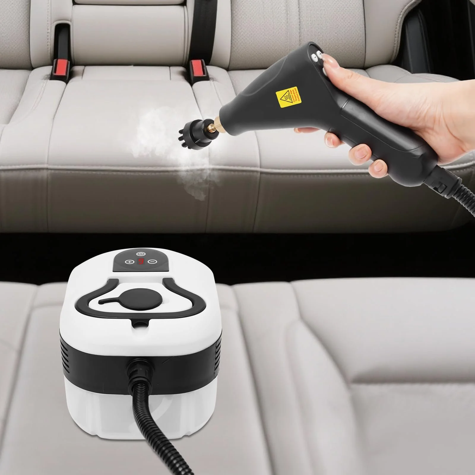 Пароочиститель 1500W 3 bar 1.25L 6 уровней пара (220 V EU Plug), фото №4 Пароочиститель 1500W 3 bar 1.25L 6 уровней пара (220 V EU Plug), фото №4