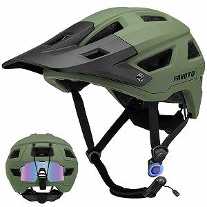 Шолом Favoto MTB з козирком, легкий, технологія подвійного Inmould - Фото 1