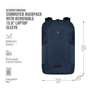 Рюкзак для ноутбука Victorinox Altmont Modern 15.6 дюймов Темно-синий цена на synthetic.ua - Фото 1 Рюкзак для ноутбука Victorinox Altmont Modern 15.6 дюймов Темно-синий synthetic.ua - Фото 1