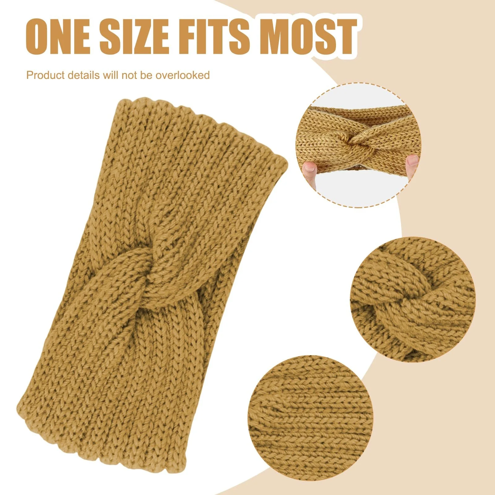 Набор зимних повязок для женщин., фото №2