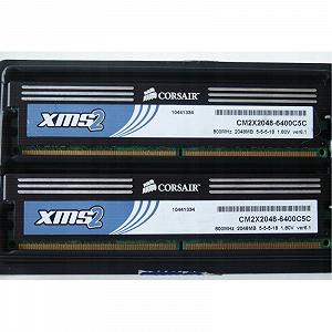 Модуль пам'яті Corsair XMS2 DDR2 4GB (2 x 2GB) PC2-6400 800MHz CL5 1.8v (CM2X2048-6400C5) synthetic.ua - Фото 1