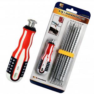 Набор отверток Torx 6 Precision Professional Portable Hardware Tools Double-Headed Telescopic Rod - Фото 1