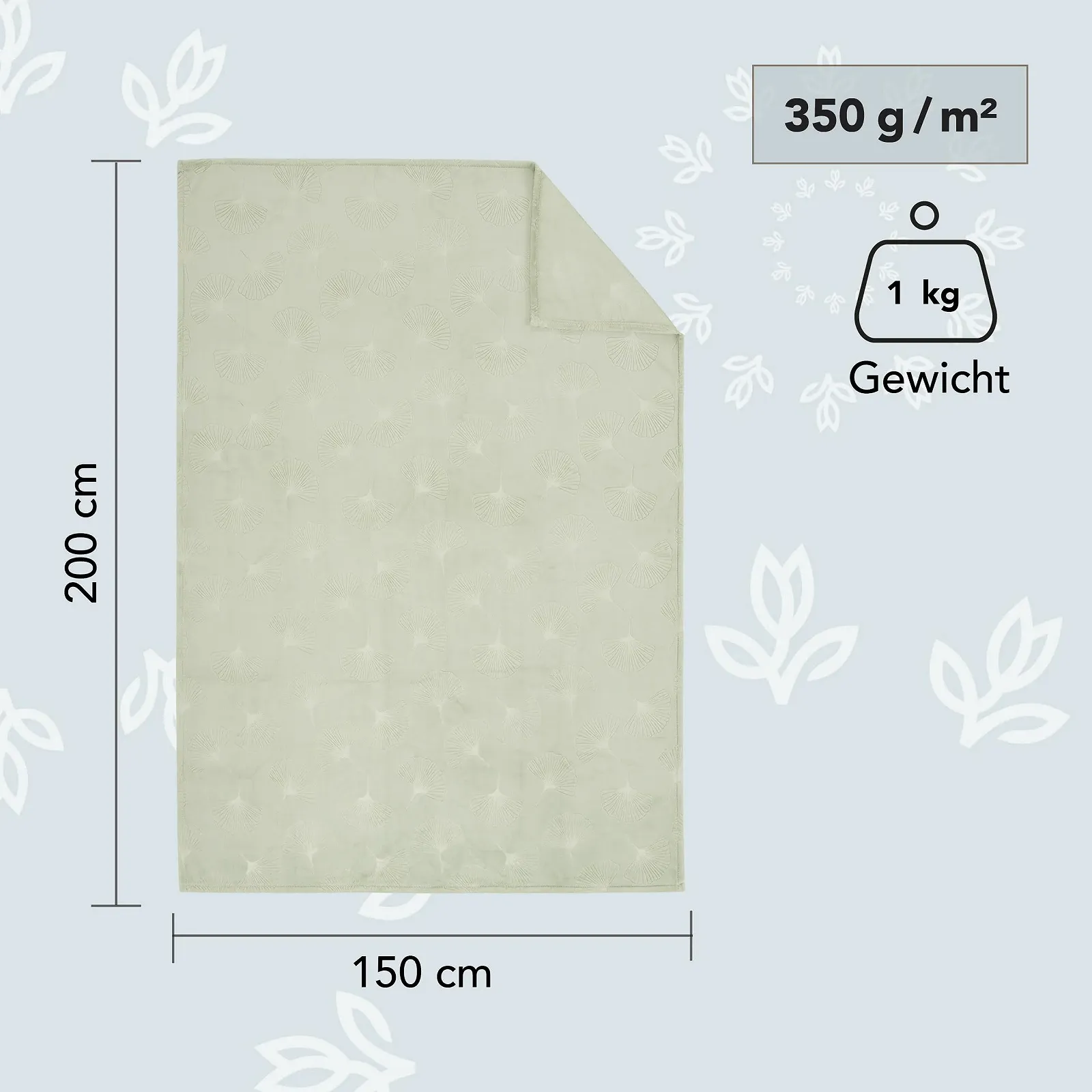 Покривало Como М'яка флісова ковдра, тонкої в'язки, 100% поліестер, фото №5