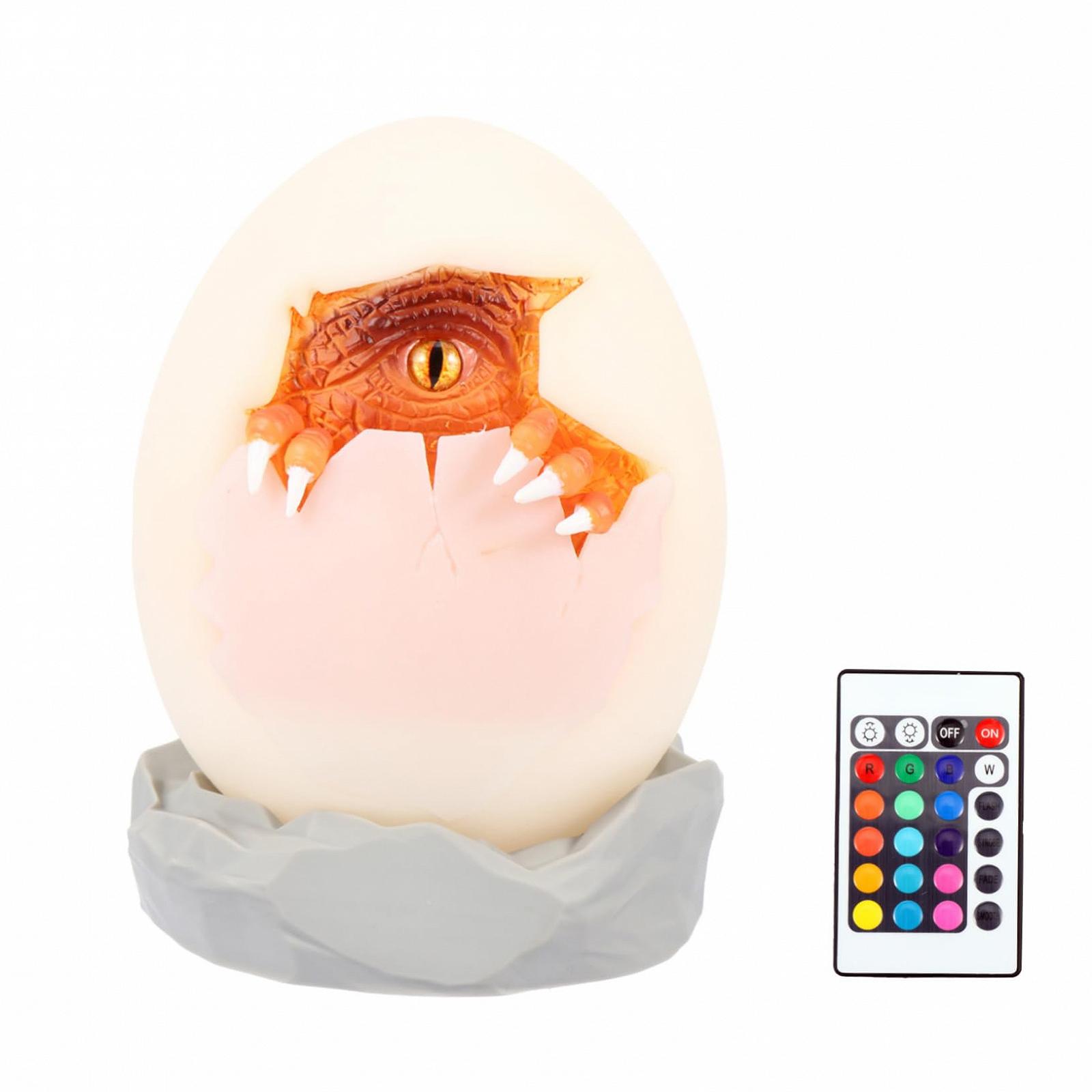 Ночник Housoutil 3D Ночник-Динозавр Dinosaurier-ei-lichter 3D-LED лампа Детский, фото №1