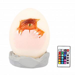 Ночник Housoutil 3D Ночник-Динозавр Dinosaurier-ei-lichter 3D-LED лампа Детский - Фото 1