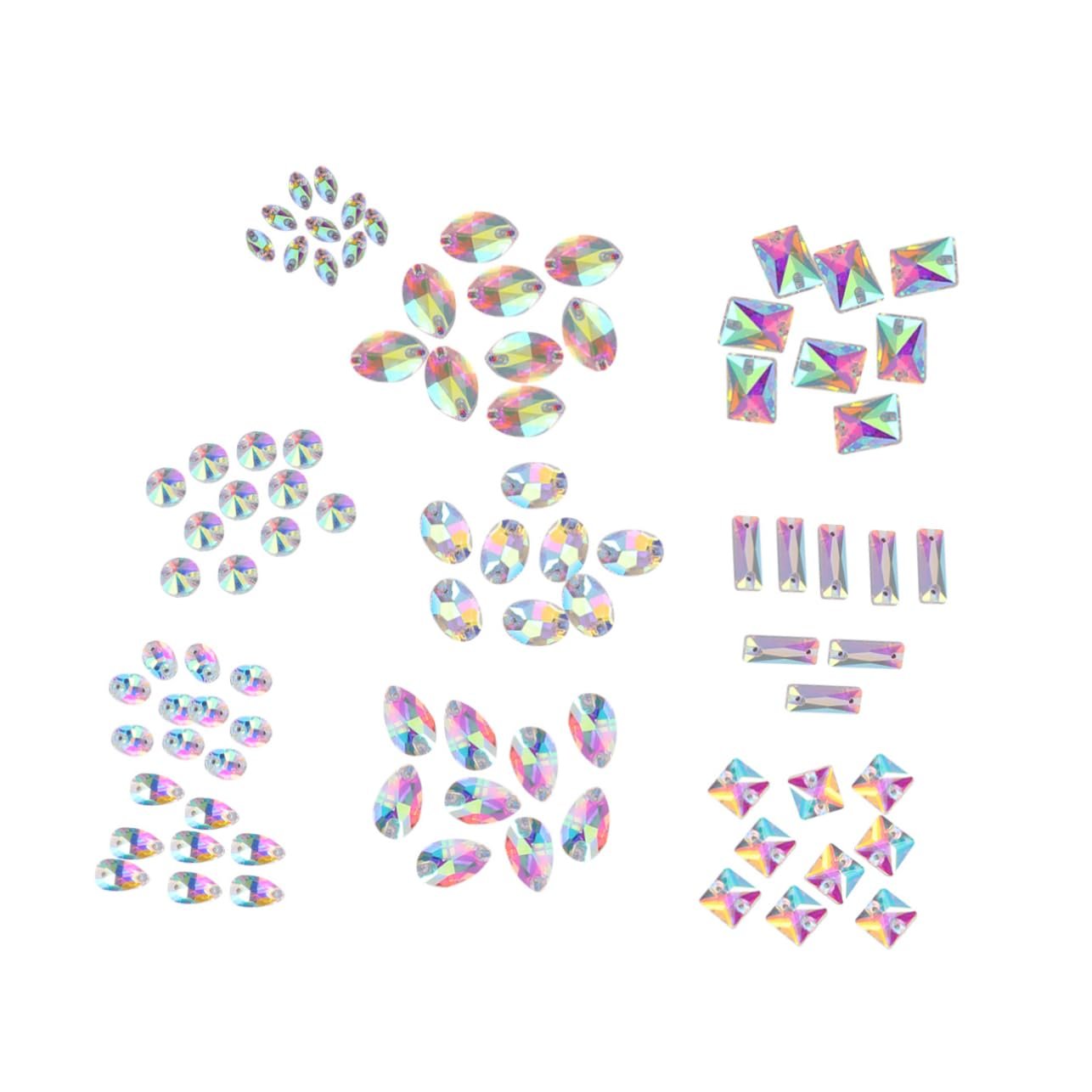 Прикраси зі стразами Типу Кіготь Tofficu 200 шт., фото №5