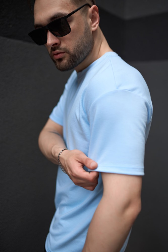 Футболка Loud блакитна, фото №6