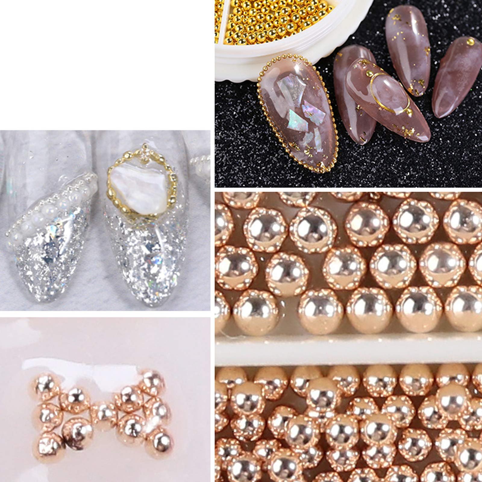 Заклепки Металл 3D Jie Du 1PC Аксессуары для ногтей 1мм x 3мм, фото №6