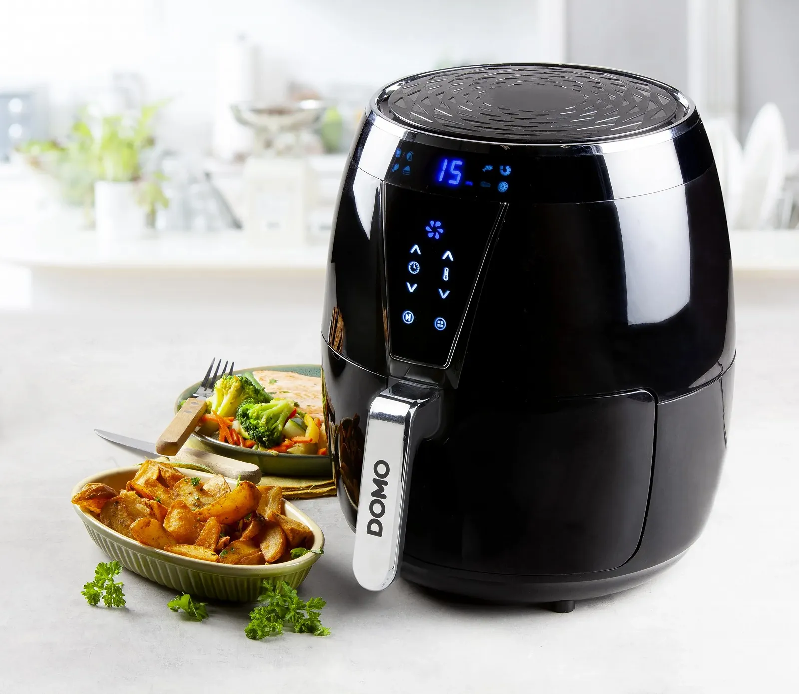 Мультипіч DOMO DO532FR XL 4L 1500W Black, фото №2 Мультипіч DOMO DO532FR XL 4L 1500W Black, фото №2