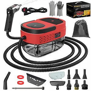 Ручний пароочисник 2500 Вт 1,6 л 3 бар 16 аксесуарів компактний - Фото 1