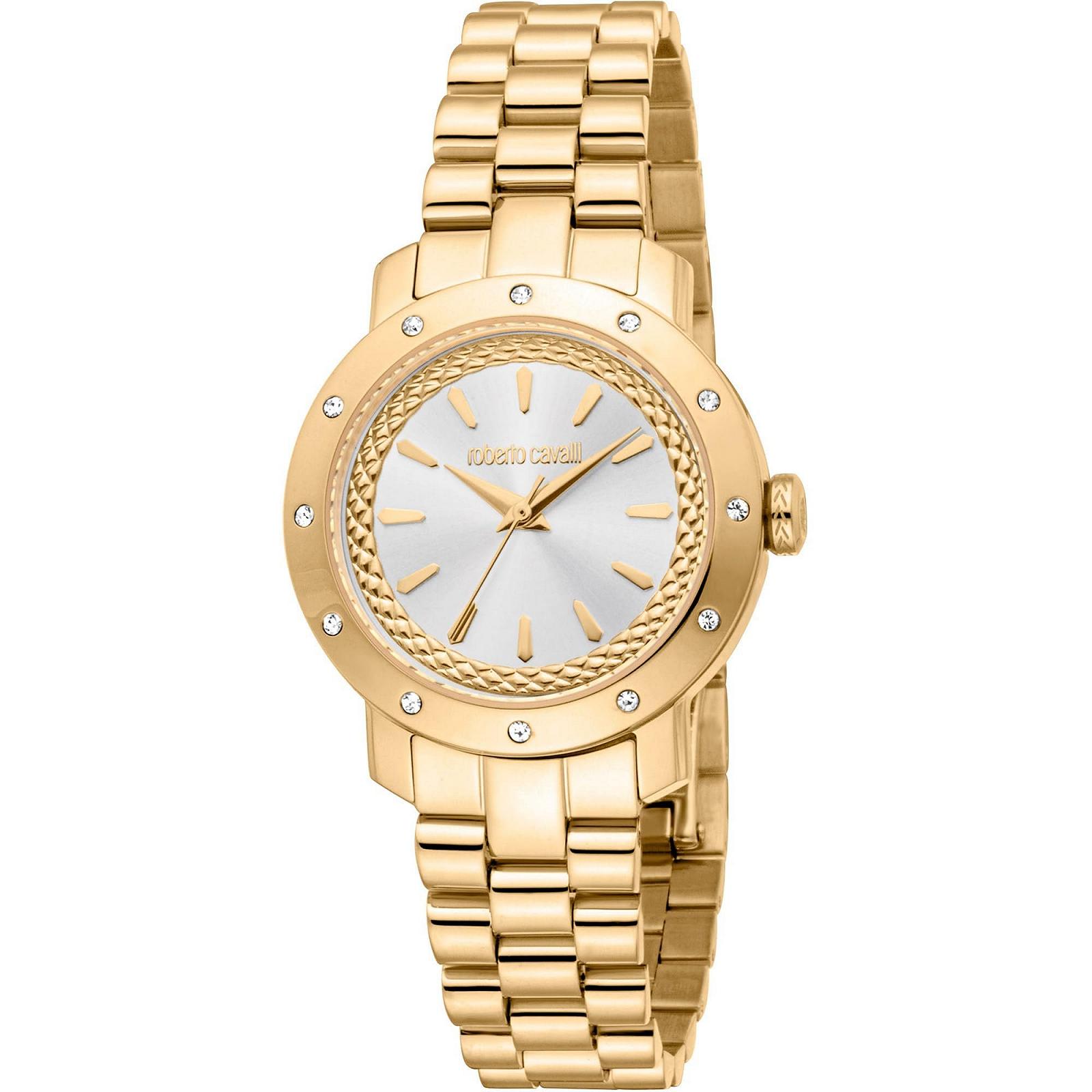 Женские аналоговые часы Roberto Cavalli RC5L125M0055, кварцевые, со стальным ремешком, фото №1