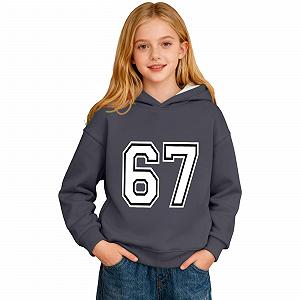 Худи Kinder 67, детский, с длинными рукавами, теплый, мультяшный, зимний, классический, фестивальный, уличный стиль synthetic.ua - Фото 1