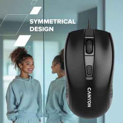 Мышка Canyon M-4 USB Black (CNE-CMS4), фото №6 Мышка Canyon M-4 USB Black (CNE-CMS4), фото №6
