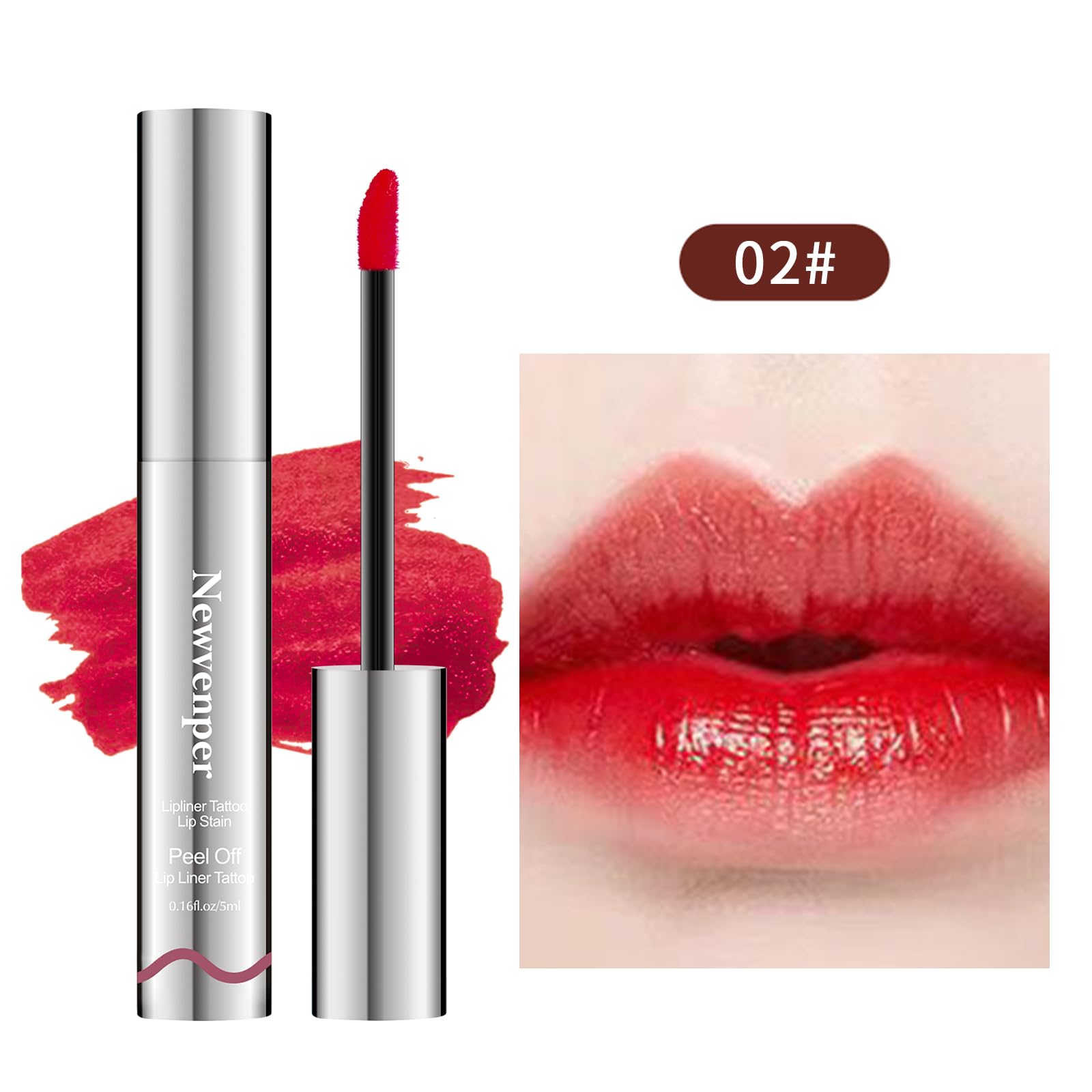 Контур для губ Liquid Lip Liner Peel Off Tattoo Lip Stain 3pcs, фото №3
