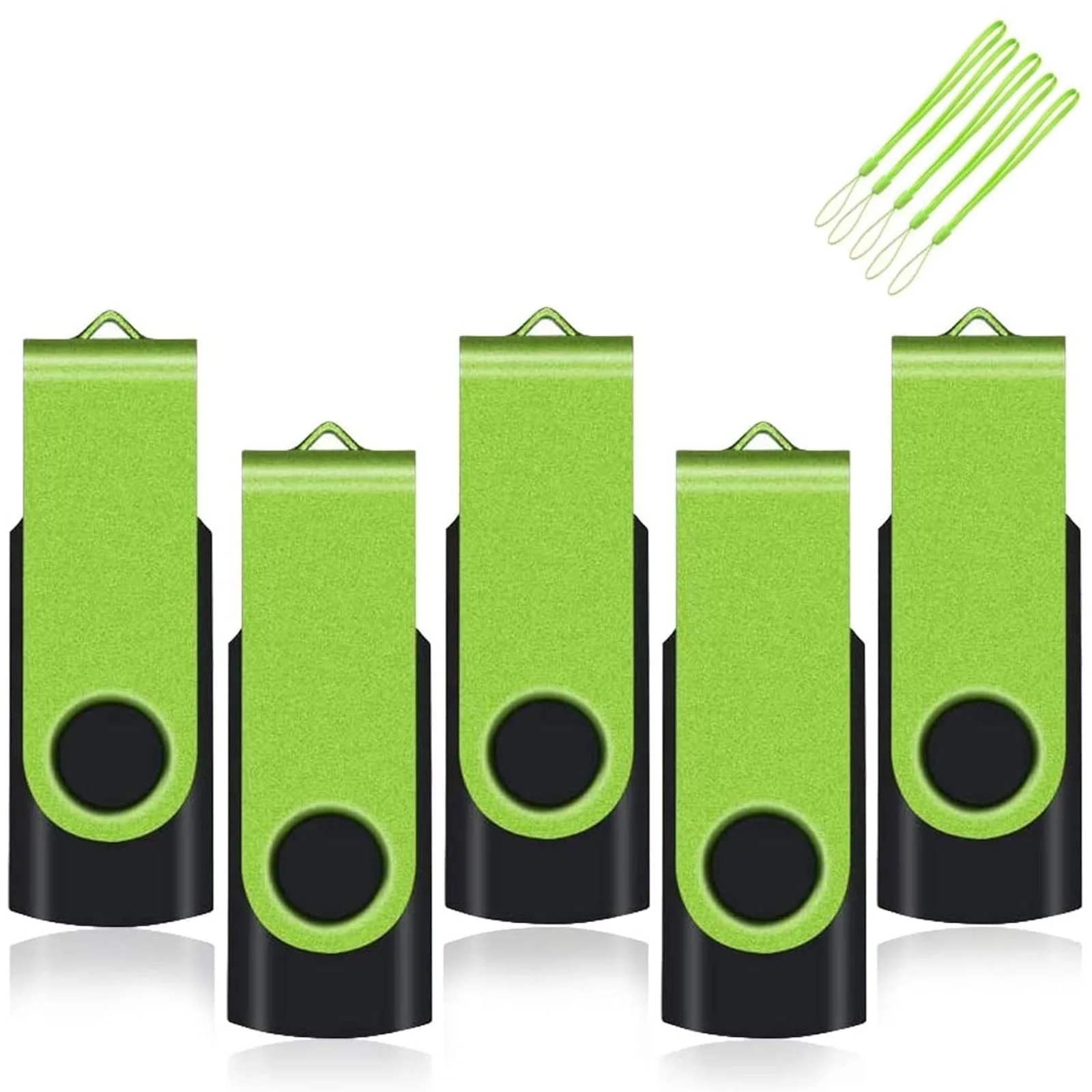 USB-накопичувач EASTBULL 16 ГБ Набір 5 шт Green, фото №1 USB-накопичувач EASTBULL 16 ГБ Набір 5 шт Green, фото №1