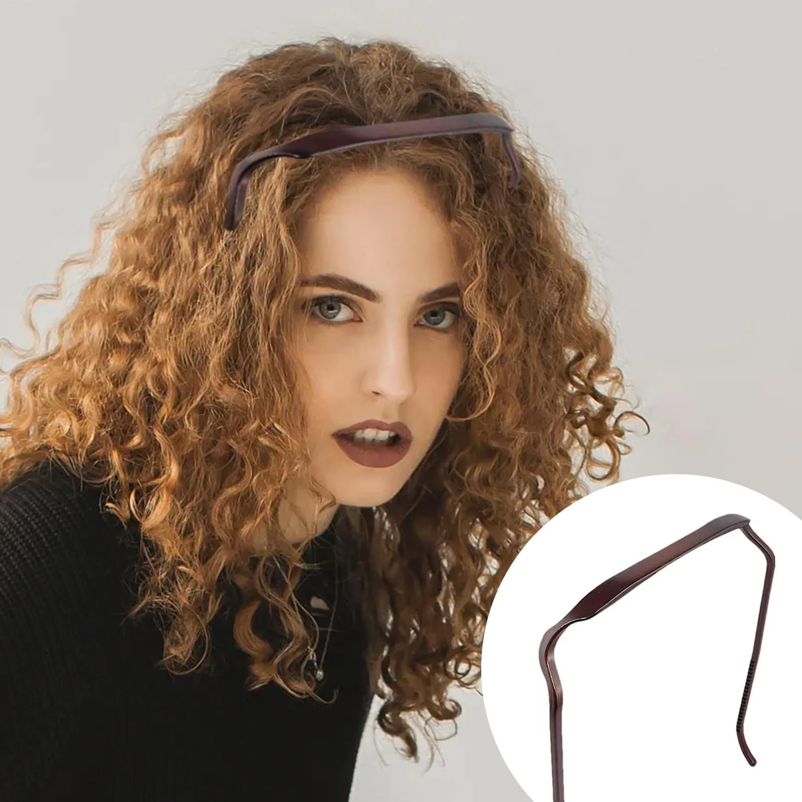 Обруч Квадратний для волосся кучерявого, фото №6