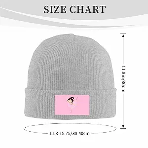 Шапка OPSREY Little Ballerina Dancing Girl Друкована зимова вовняна тепла в'язана synthetic.ua - Фото 1