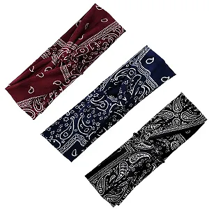 Повязка на голову Pubiao, 3 шт., женская, богемная - Фото 1