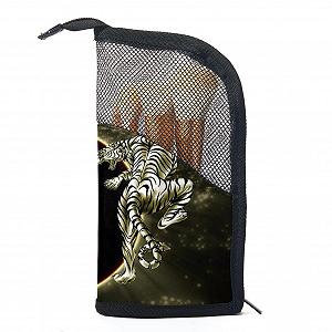 Набор кистей для макияжа Drachen-Tiger-Tai-Chi-Klatsch с органайзером и 12 кистями - Фото 1