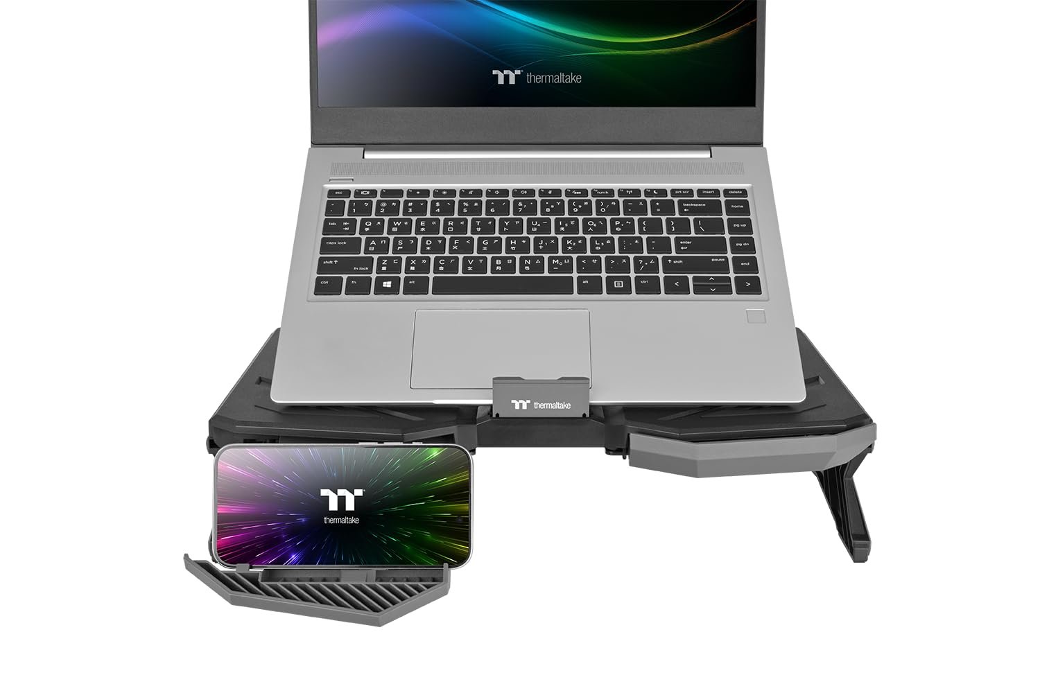 Охладитель для ноутбука Thermaltake Massive Air 15 дюймов Черный, фото №9 Охладитель для ноутбука Thermaltake Massive Air 15 дюймов Черный, фото №9